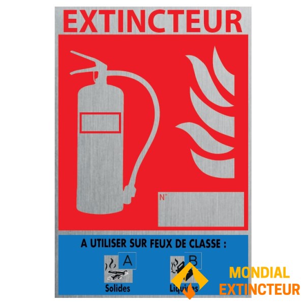 Panou din ALUMINIU cu aditiv de pulverizare a apei 10 x 15 cm - Clasa AB