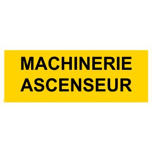 Panou pentru "mașini de ridicat" - PVC 200x80 mm