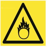 Panou pentru substanțe oxidante - L.200 x H.200 mm