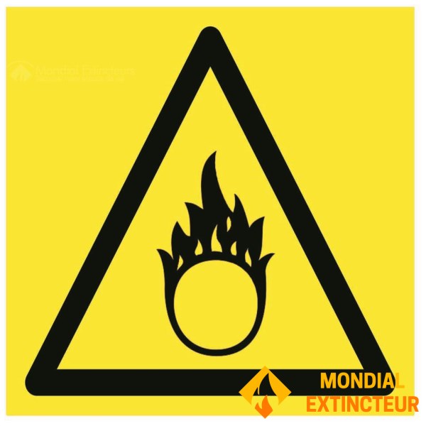 Panou pentru substanțe oxidante - L.200 x H.200 mm