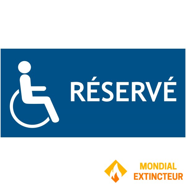 Rezervat pentru persoanele cu handicap - PMR - Vinil - L.300 x H.150 mm