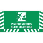 Semn de ieșire de urgență - L.800 x H.400 mm