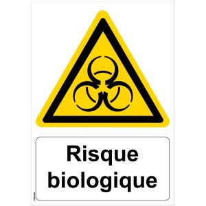Semn de "pericol biologic" - PVC A5