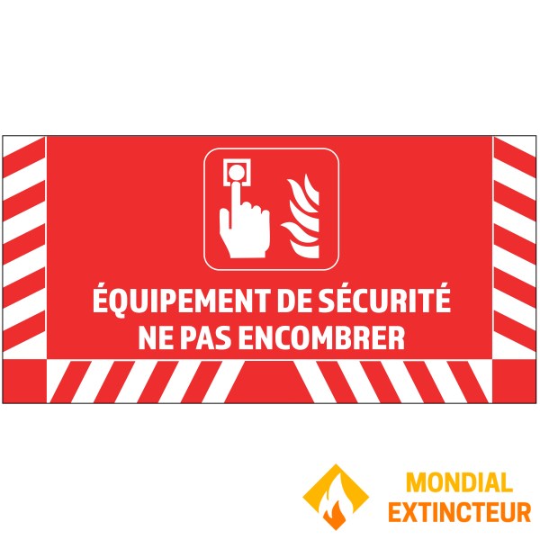 Semn de podea pentru ALARM - L.800 x H.400 mm