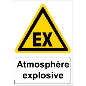 Semnalizare "atmosferă explozivă" - PVC A4