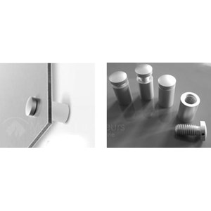 Set de 4 distanțiere cu capace pentru șuruburi