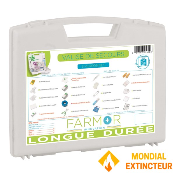 Trusă de prim ajutor de " lungă durată " 1 / 5 persoane