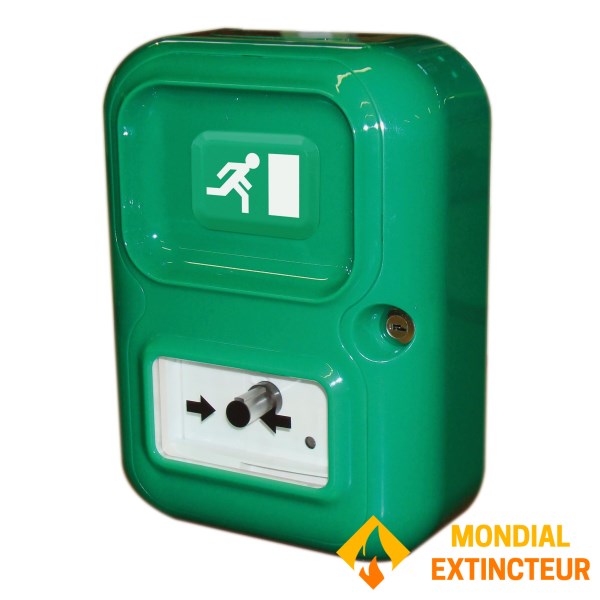 Зеленая ручная разблокировка со встроенной сигнализацией