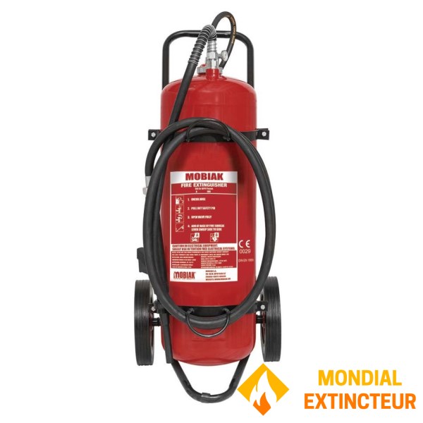 Огнетушитель объемом 135 литров Вспомогательное давление