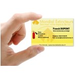 2500 визитных карточек 8,5 X 5,4 см - односторонние