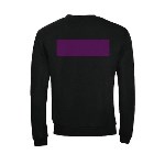 5 sweatshirts personnalisés noirs - Taille L - Flocage dos