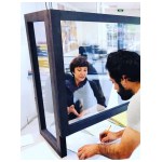 Защитный экран PARA-COVID с возвратом - Белый