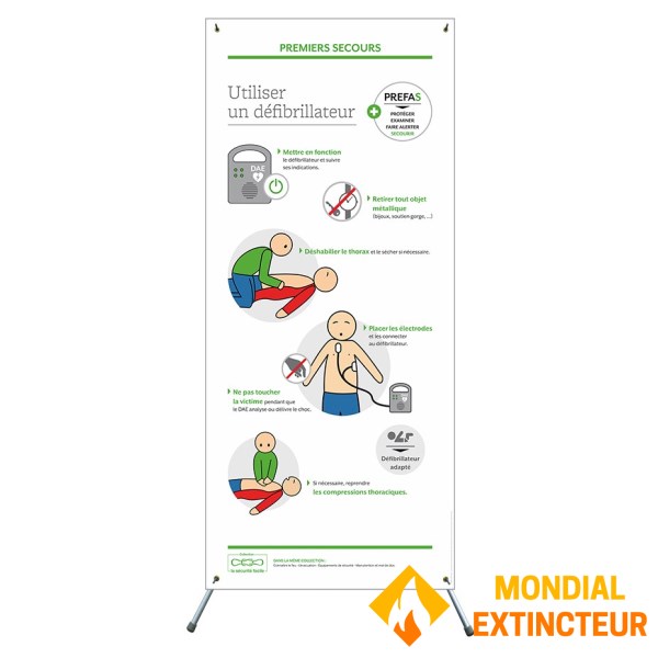 X-banner - Первая помощь: дефибриллятор