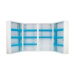 Armoire à pharmacie 2 portes grand modèle en tôle vide