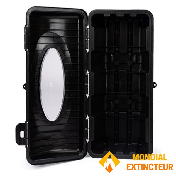 Box för brandsläckare 6kg/6L - Svart