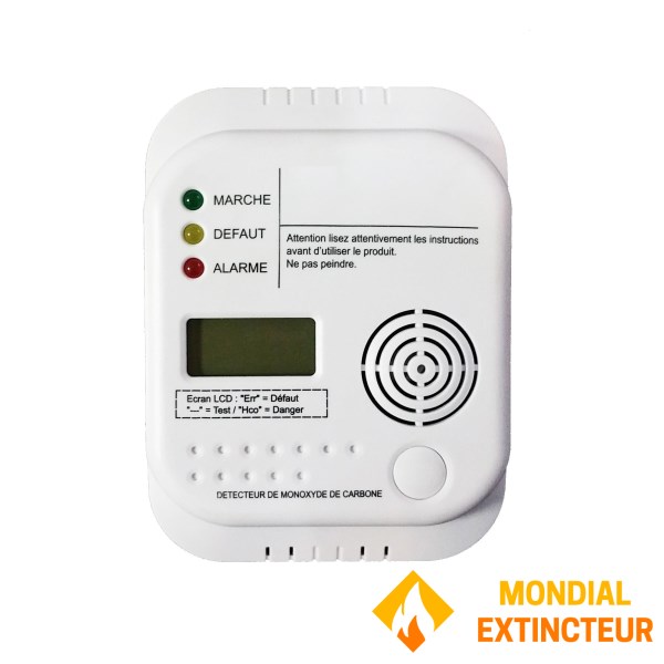 Kolmonoxiddetektor med display