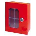 Nyckelbox under glas