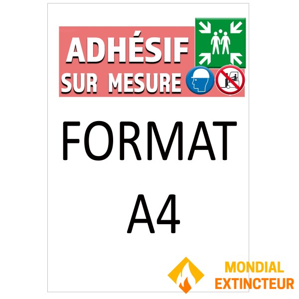 Lot de 10 Panneaux PVC personnalisés format A4