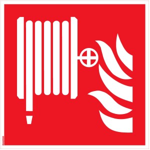 Panel för brandsläckare - PVC - 20 X 20 cm