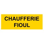 Panel "för oljeeldad" panna - PVC 200x80 mm