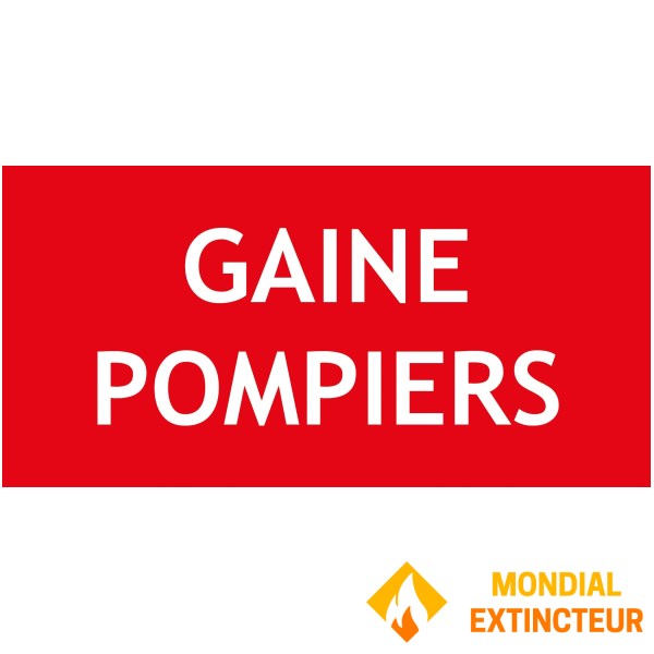 Styv PVC "BRANDMÄSTARE GAIN" 200 X 100 mm