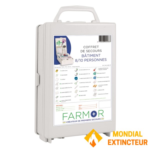 Acil durum kutusu 8/10 kişilik "bina" 