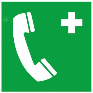 Acil durum telefon paneli - G.200 x Y.200 mm