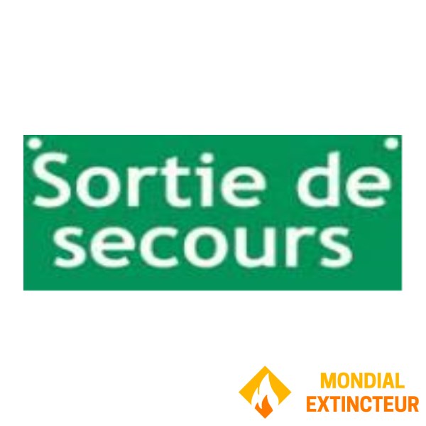 Büyük sert PVC panel "ACİL ÇIKIŞ" 600 X 300 mm