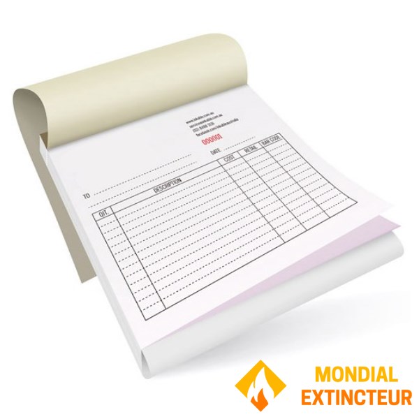 Facturier Neutre - Kendinden kopyalı defter