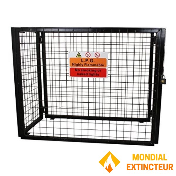 Gaz şişesi depolamak için metal kafes - 87 Cm