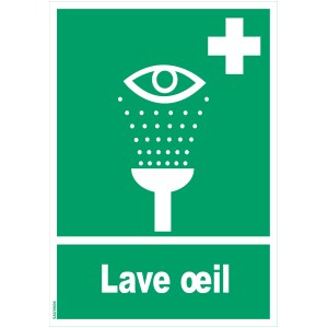 "Lave oeil" işareti - PVC A5