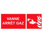 PVC "gaz kesme vanası" paneli - 200x80 mm