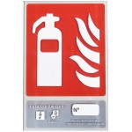 Pleksiglas CO2 söndürücü panel - 10 x 15 cm - B Sınıfı