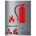 Su püskürtme katkılı ALÜMİNYUM panel 15 x 20 cm - AB Sınıfı