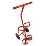 Yangın söndürücü arabası 2 söndürücü için (6/9kg)