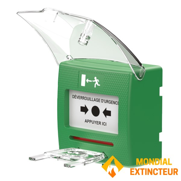 Yeşil manuel serbest bırakma Ses ve ışık