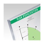 5 mm Pleksiglas tahliye planı - A3 formatında