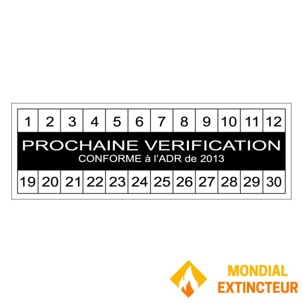 100 транспортних етикеток ADR - самоклеючий вініл