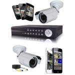 Pack complet de vidéo surveillance à installer soi-même