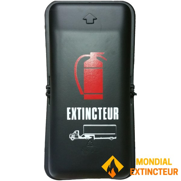 塑料灭火器柜 6 千克 黑色