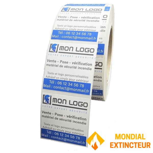 1000 个公司通讯标签 5 X 5 厘米