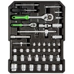 全套铬钒工具箱和工具盒 - 1200 个零件