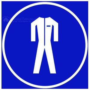 "强制性防护服"标志 - 宽 200 x 高 200 毫米