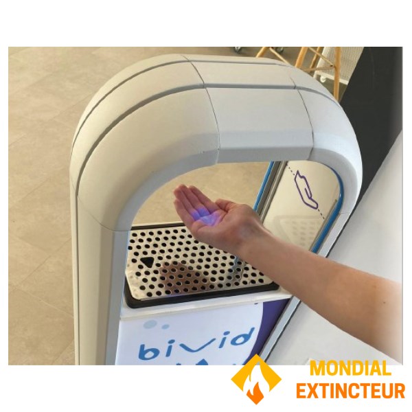 Distributeur Auto Gel Hydroalcoolique connecté - Bivid