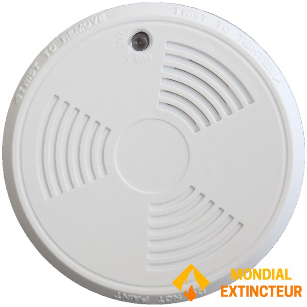 Détecteur de fumée EN14604 avec attestation pour assurance