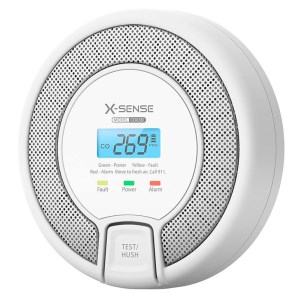 带 LCD 屏幕的独立式一氧化碳探测器