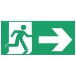 直箭头排水板 - PVC 500x250 毫米