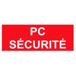 PVC"PC 安全标志"- 200x80 毫米